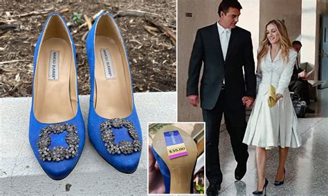 carrie manolo blahnik wedding shoes